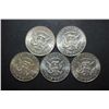 Image 2 : 1968-D US Kennedy Half Dollar; Lot of 5; EST. $40-50