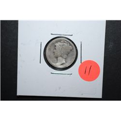 1921 US Mercury Dime; EST. $20-25