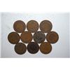 Image 2 : Indian Head One Cent; Various Dates; All Good Or Better Condition; Lot of 10; EST. $15-20