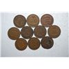 Image 2 : Indian Head One Cent; Various Dates; All Good Or Better Condition; Lot of 10; EST. $15-20