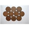 Image 2 : Indian Head One Cent; Various Dates; All Good Or Better Condition; Lot of 10; EST. $15-20
