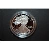 Image 1 : 2003-W US Silver American Eagle $1 Proof In Velvet Display Box With COA Included; 99.9% Silver 1 Oz.