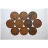 Image 1 : Indian Head One Cent; Various Dates; All Good Or Better Condition; Lot of 10; EST. $15-20