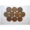 Image 1 : Indian Head One Cent; Various Dates; All Good Or Better Condition; Lot of 10; EST. $15-20