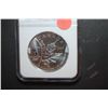 Image 1 : 2008 Canada $5 "Maple Leaf" Silver Foreign Coin 2010 Vancouver Olympics Commemorative; NGC Graded MS