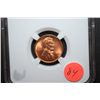 Image 1 : 1945 US Lincoln Wheat Back Penny; NGC Graded MS66 RD; EST. $20-30
