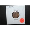 Image 1 : 1937-A German 1 Reichspfennig Foreign Coin With Flying Eagle Holding Swatstika; EST. $10-15