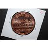 Image 2 : 2011 Barter Trade Tokin-Live Free Or Die Copper Round; .999 Fine Copper 1 Oz.; EST. $5-10