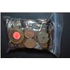 Image 1 : World Coins & Tokens; Various Dates, Conditions & Denominations; Lot of 100; EST. $10-20