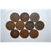 Image 1 : Indian Head One Cent; Various Dates; All Good Or Better Condition; Lot of 10; EST. $15-20