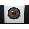 Image 2 : Vintage Chinese Coin With Square Hole In Middle; EST. $5-10