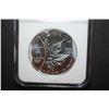 Image 1 : 2008 Canada $5 "Maple Leaf" Silver Foreign Coin 2010 Vancouver Olympics Commemorative; NGC Graded MS