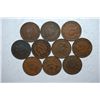 Image 1 : Indian Head One Cent; Various Dates; All Good Or Better Condition; Lot of 10; EST. $15-20