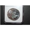 Image 1 : 2008 Canada $5 "Maple Leaf" Silver Foreign Coin 2010 Vancouver Olympics Commemorative; NGC Graded MS