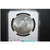 Image 2 : 1925 US Peace $1; NGC Graded MS62; EST. $65-90