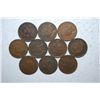 Image 1 : Indian Head One Cent; Various Dates; All Good Or Better Condition; Lot of 10; EST. $15-20