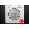 Image 1 : 1943-S US Walking Liberty Half Dollar; EST. $15-20