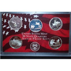2004-S US Mint Silver State Quarter Proof Set With COA Included; EST. $35-40