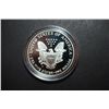 Image 2 : 1993-P US Silver American Eagle $1 Proof In Velvet Display Box With COA Included; 99.9% Silver 1 Oz.