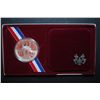 Image 1 : 1984-S US XXIII Olympiad Silver Commemorative $1 Coin In Velvet Display Box; EST. $30-40