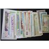 Image 1 : Foreign Bank Notes; Various Dates, Conditions & Denominations; Lot of 50; EST. $30-40