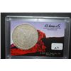 Image 2 : 1883 US Silver Morgan $1 In "Morgan Dollar" Holder; EST. $30-40