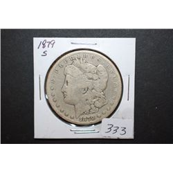 1879-S US Silver Morgan $1; EST. $30-40