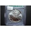 Image 1 : 1992 US Silver American Eagle $1; 1 Oz. Fine Silver; ICG Graded MS69; EST. $40-50