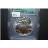 Image 1 : 1997 US Silver American Eagle $1; 1 Oz. Fine Silver; ICG Graded MS69; EST. $40-50