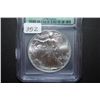 Image 1 : 1998 US Silver American Eagle $1; 1 Oz. Fine Silver; ICG Graded MS69; EST. $40-50