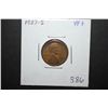 Image 1 : 1927-S US Lincoln Wheat Back Penny; VF+; EST. $10-15