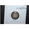 Image 1 : 1853 US Seated Liberty Half Dime With Arrows; EST. $15-20