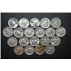 Image 1 : US Silver Quarters $5 Face Value; Various Dates & Conditions; Lot of 20; EST. $125-175