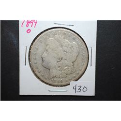 1899-O US Silver Morgan $1; EST. $30-40