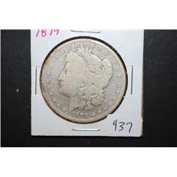 1879 US Silver Morgan $1; EST. $30-40