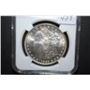 Image 1 : 1885 US Silver Morgan $1; NGC Graded UNC Details-Obv. Improperly Cleaned; EST. $50-70