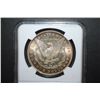 Image 2 : 1885 US Silver Morgan $1; NGC Graded UNC Details-Obv. Improperly Cleaned; EST. $50-70