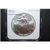 Image 1 : 2003 US Silver American Eagle $1; 1 Oz. Fine Silver; NGC Graded MS69; EST. $40-50