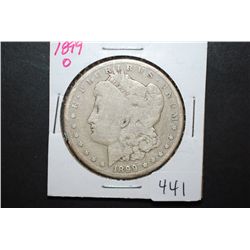 1899-O US Silver Morgan $1; EST. $30-40