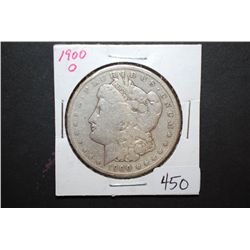 1900-O US Silver Morgan $1; EST. $30-40