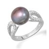 Image 1 : Grey Pearl & Cubic Zirconia
