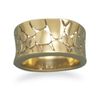 Image 1 : Gold plated Cobblestone Ring