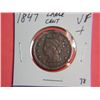 1847 LARGE CENT