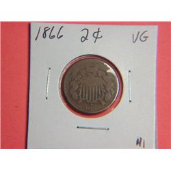 1866 2 CENT COPPER