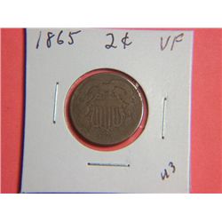 1865 2 CENT COPPER