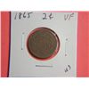 Image 1 : 1865 2 CENT COPPER