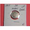 Image 1 : 1865 3 CENT NICKEL