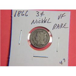 1866 3 CENT NICKEL
