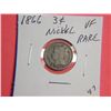Image 1 : 1866 3 CENT NICKEL