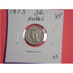 1873 3 CENT NICKEL